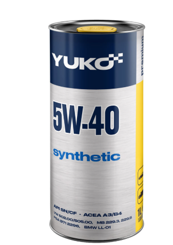 Олива моторна YUKO SYNTHETIC 5W-40